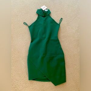 Superdown Tegan wrap mini dress.